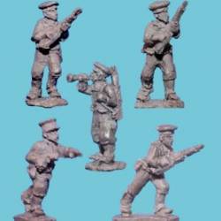 Bluejacket Infantry with Command
